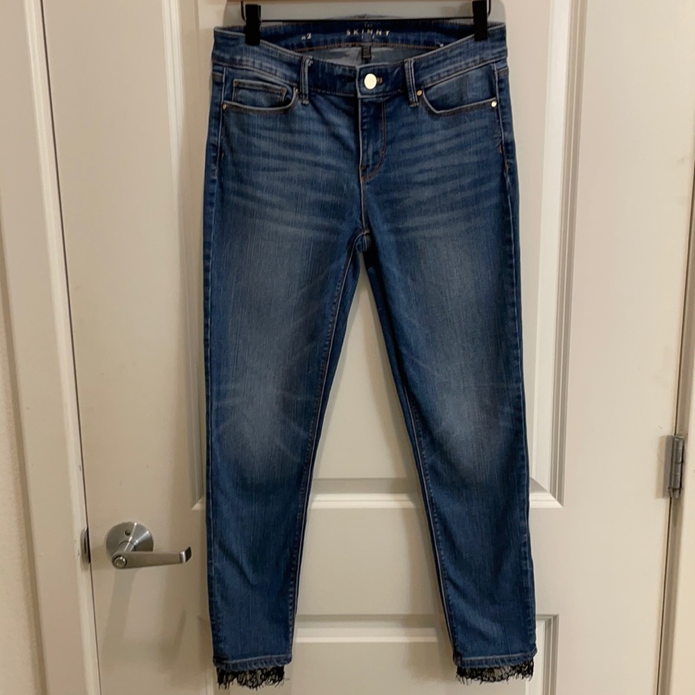 White House Black Market Skinny Ankle Jeans Size 2